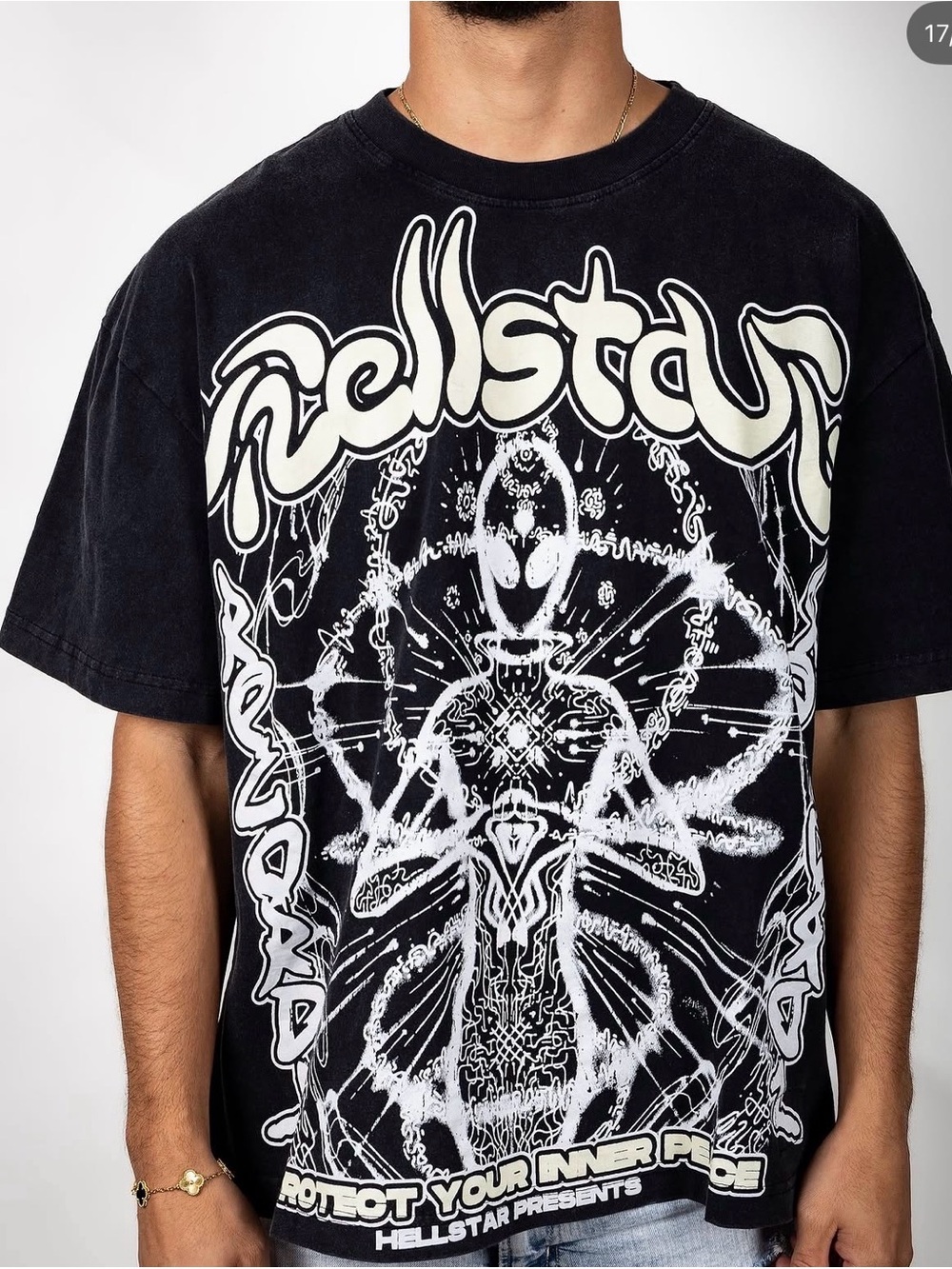 Hellstar T-shirt men’s Inner star protect your Inner sound like